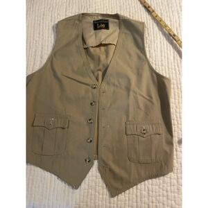 Vintage 70s Lee Men's waistcoat 19" pit to pit 23" L